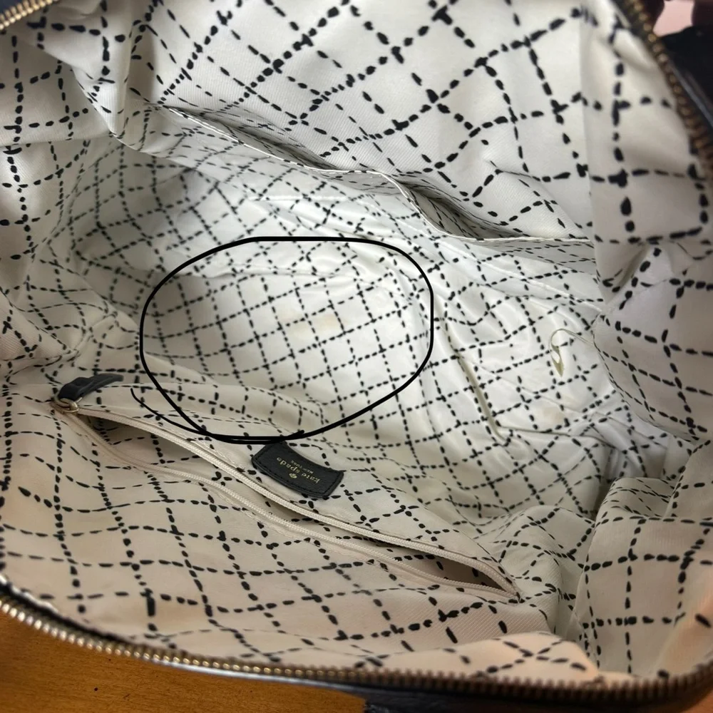 KATE SPADE TRAVEL BAG BEXLEY Kate Spade Smooth Leather Large LEATHER TRAVEL BAG
